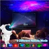 Luci notturne Proiettore stellare Luce notturna Galaxy - Astronauta Spazio Stellato Neba Lampada da soffitto a LED con timer e telecomando Decorazioni per la camera dei bambini Ae Dh5Xy