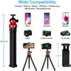 Tutucular Mini Taşınabilir Tripod Esnek Ahtapot Açık Seyahat Cep Telefonu Tripod Stand Selefe DSLR Kamera GoPro için iPhone için