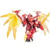 Игрушки-трансформеры Роботы JINBAO Transformation Flame Red Blue Dragon PE DX09 DF07 DF-07 BW Beast Wars Фигурка Деформационный робот Модель игрушки 231216