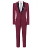 Costumes pour hommes classique vert pour homme d'affaires 3 pièces blazer à simple boutonnage gilet pantalon formel marié fête de mariage smoking