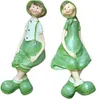 Objets décoratifs Figurines pays américain résine pieds suspendus Couple poupée décoration extérieur jardin pelouse ornements cour villa Sculpture Art 231216