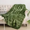 Blankets Double Thickening Throw Tie-dye PV Pile Blanket Designer For Sofa Lomb Wool Home Office Nap Portable