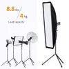 Tutucular K F Konsept 2 Packs 79 inç Alüminyum Tersinir Katlanır Tripod Işığı Portre Ürün Fotoğrafçılık Softboxes Şemsiyeleri