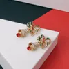 Dangle Oorbellen 2023 Trend Kleurrijk Kristal Kerstman Elanden Kerstboom Voor Vrouwen Meisjes Vakantie Feestdag Sieraden Cadeau