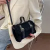 Winter Crossbody Bags for Women Shoulder Bag Lamb Plush Velvet Lady Small Square Handbag French Korea Style 240110