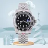 MENS Titta på lyxdesigner Watches Reloj 40mm Black Dial Automatic Mechanical Ceramic Fashion Classic rostfritt stål Vattentäta lysande safirglasklockor