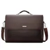 Business Men Portcase Läder Laptop Handbag Casual Man Bag For Lawyer Shoulder Bag Man Office Tote Messenger277s