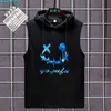 Camisetas para hombres Gráficos tops para hombre con capucha camiseta sin mangas ropa de gimnasio chaleco sin mangas fitness entrenamiento chaleco deportivo joven baloncesto para hombre desgaste l231216