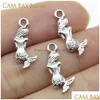 Arts And Crafts 200Pcs 4Colors 20X4Mm Alloy Mermaid Charms Metal Pendants For Diy Necklace Bracelets Jewelry Making Handmade Drop De Dhvwr