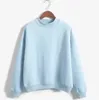 Sweats à capuche pour femmes Sweatshirts Femme Sweet Korean Oneck Pulls tricotés Épais Automne Hiver Couleur Bonbon Lâche Solide Vêtements 231215