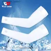 Sleevelet Arm Sleeves WEST BIKING Ice Silk Arm Sleeves Cycling Arm Warmers Cover Sun UV Protection Outdoor Sports Running Fitness Summer Arm SleevesL231216