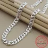 Chains 925 Silver 10MM 20 22 24 Inch Cuban Chain Necklace Colar De Prata For Women Men Fine Jewelry Party Birthday Gifts256q