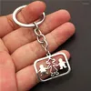 Porte-clés 12 pièces maman et 2 fils pendentif charme en acier inoxydable porte-clés maman enfants fils porte-clés à la mode famille mère bijoux