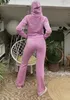 juicy coutoure tracksuit النسائية المكونة من سروالين يوجا نابضات نساء مخملية