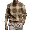 Men's Hoodies Autumn Plaid Shirt Fashion Retro Casual Men Street Wear Loose Long Sleeve Shirts Male Outdoor Ethnic Print Tops