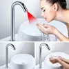 Bathroom Sink Faucets Chrome Sensor Faucet Deck Mount And Cold Automatic Basin Battery Powered Water Saving Tap