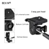 Accessories Tripod BEXIN MS02 ULTRA COMPACT Desktop Macro Mini Tripod Kit w Phone clip For compact DSLR's camcorders on desktop Mobile phone