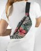 Sacs de taille plantes tropicales feuilles fleurs Packs sac à bandoulière unisexe messager décontracté mode Fanny Pack pour les femmes
