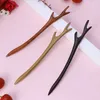 Pinces à cheveux chinoises rétro, baguettes en ébène, épingle à cheveux, épingle à cheveux, bâton en bois, épingle à Chignon, accessoires bijoux pour amis