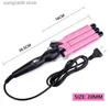 Hair Curlers Straighteners Professional Hair Curling Iron Ceramic Triple Barrel Hair Curler Irons Hair Wave Waver Styling Tools Hair Styler Wand T231216