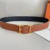 Designer Belts Men's Classic Fashion Business Belt Belt Wholesale Mens Womens Metal Metal FiveLle Leather Largura 3.2-3,8 cm Hy679