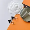 Orecchini a bottone di design di lusso Orecchini di gioielli di moda per matrimoni di compleanno Orecchini regalo di amore di alta qualità Logo originale del triangolo del marchio