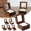 Jewelry Pouches Wooden Box Earrings Necklace Storage Case Vintage Wedding Display Women Organizer