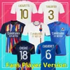 23 24 Maillot de Foot Soccer Jerseys Lyonnais CAQUERET TOLISSO JEFFINHO OL AOUAR TAGLIAFICO Fans Player Football Shirts 2023 2024 TRAORE SARR Man Lyon Kids Kits