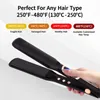 Haarglätter Professioneller Haarglätter 1 Zoll Hochtemperatur 480 Keratin-Behandlung Flacheisen-Lockenwickler Dual-Voltage-Haarstyler 231215