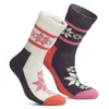 Chaussettes de sport Chaussettes de ski en laine mérinos d'hiver pour femmes Chaussettes de randonnée en laine mérinos Chaussettes de ski chaudes pour femmes Chaussettes thermiques épaisses de sport Taille européenne 231216