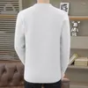 رجال سترات رجال الكشمير سترة الخريف الشتاء لينة دافئة الدفء قميص رداء الهومبر سحب homme pullover o-lect