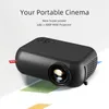 Projektory Aun A10 Mini Projector Home Smart TV Box Laser Portable Cinema Telefon LED Film do HD 4K przez 231215