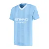 23 24 Man CityS Soccer Jersey HAALAND DE BRUYNE Camisa de futebol masculino adulto e infantil jogador fãs conjunto de camisa de futebol DOKU camisa de futebol manga curta camiseta clássica