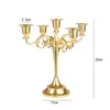 Bougeoirs Métal conique bougeoirs support support élégant candélabres centres de table pour les fêtes de mariage à la maison Bar Tabel décor chandelier 231215