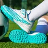 Chaussures de Football à fermeture à crochet pour enfants, baskets professionnelles légères et antidérapantes pour l'extérieur, pour garçons et filles, nouvelle collection