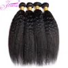 Synthetic Closed Twisted Straight Bundle 12A Brazilian Unprocessed Yaki Hair HD Lace Front 4 Bundles Trading 231215