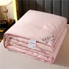 Comforters sets Formtheo Handmade Silk Quilt Mulberry Winter Spring and Autumn Bedspread Comforter Set 200230 220240 231215