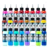 Encres de tatouage Ink PROFESSIONNEMENTS 16 Color 1oz / 30 ml Bottle Texture délicate Ensemble durable