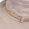 Cappelli a tesa larga Cappelli a secchiello Cappello a secchiello per esterni Uomo Estate traspirante Panama C Cotone Giungla Pesca Cappello a rete Trekking Spiaggia Protezione solare Cs per uomoL231216