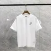 T-shirt polo da uomo Plus T-shirt girocollo ricamate e stampate in stile polare abbigliamento estivo con puro cotone da strada 223t