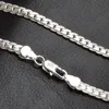 5mm 18k plaqué or S925 chaîne en argent hommes femmes bijoux collier Bracelet Miami lien cubain chaînes Hip Hop colliers 241T