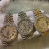 Hip Hop VVS Moissanite Bussdown Mens Iced Out Branded Watch Honeycomb Seting Watch