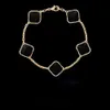 Bracciale di gioielli designer Bracciale classico Classico 4/4 FAMP CLOVER BRACCHETTO 18K GOLDO GORE SHOH BRACCHETTO PARLE MATHE MATHE GIORNO NATIVA DI NATIVA