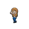Anime en gros de souvenirs d'enfance comic One Piece Funny Gift Cartoon Charms Shoe Accessoires PVC Decoration Boucle Soft Rubber BJ