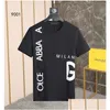 Herren T-Shirts 2023 Neue Designer von Luxus T-Shirt Qualität Brief T-Shirt Kurzarm Frühling Sommer Flut Männer und Frauen T-Shirt Größe M-Xxx DHPLK