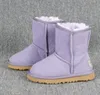 2024リアルクラシックオーストラリアwgg5821高品質の子供の少年の女の子の子供雪のンドウ冬のブーツベイビースノーブーツショートミッドカーフブーツ温かい靴のサイズ22-35