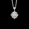 Xiy Halskette aus reinem Weißgold, GIA, 0,50 ct, Haupt-E-Vs1-M-Diamant, trendiges, edles Schmuckset nach Maß