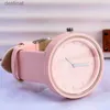 Dameshorloges Nieuw Eenvoudig Imitatieleer Merk Quartz Horloge Dames Ronde Waterdichte Horloges Relogio Feminino Polsband Klok Hot SaleL231216