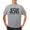 Herrtankstoppar Jesus älskar dig - kristen bibelvers t -shirt sommargrafik t skjortor män roliga