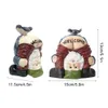 Decorative Objects Figurines Funny Gnome Statue Resin Undress Resistant Dwarf Sculpture Outdoor Art Ornament Decoration for Garden Lawn Yard Desktop 231216